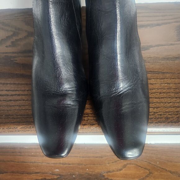 Madewell The Dimes Kitten-Heel Boot in Crinkle Leather NN026 Size 7-Display-$218 - Picture 6 of 16